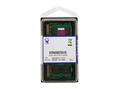Kingston KTD400200/512 512MB DDR2-400MHz PC2-3200 non-ECC Unbuffered CL3 200-Pin SoDimm Memory Module