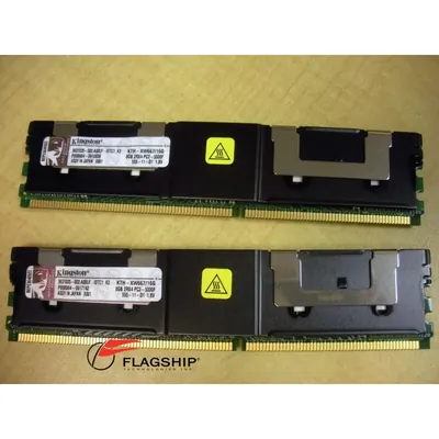 Kingston Technology KTH-XW667/64G 64GB Kit (8 X 8GB) DDR2-667MHz PC2-5300 Fully Buffered CL5 240-Pin DIMM 1.8V Memory