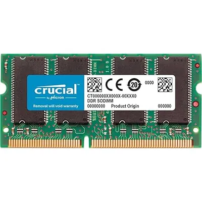 Kingston KTM-TP9828/1G 1GB DDR-333MHz PC2700 non-ECC Unbuffered CL2.5 200-Pin SoDimm Memory Module