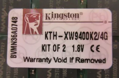Kingston KTM2726K2/2G-S 2GB DDR2-667MHz ECC Unbuffered CL5 240-Pin DIMM 1.8V 2R Memory Module