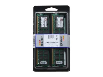 Kingston KTT533D2/2G 2GB DDR2-533MHz PC2-4200 non-ECC Unbuffered CL4 200-Pin SoDimm Memory Module