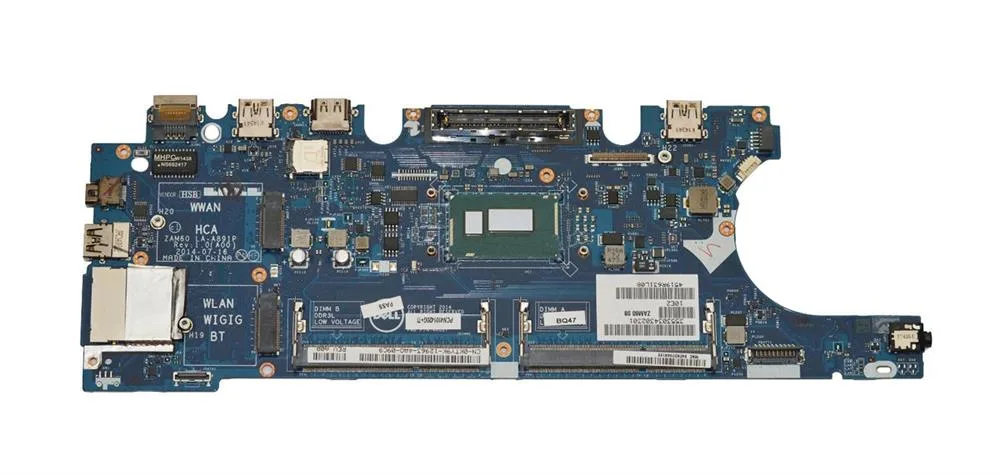 KTY9K - Dell Motherboard with Intel i5-4310U 2.0Ghz CPU for Latitude E5250 Laptop