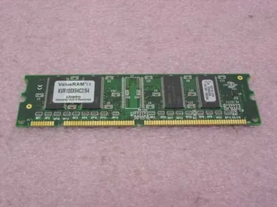 Kingston KVR100X64SC2/64 64MB 100MHz PC100 non-ECC Unbuffered CL2 144-Pin SoDimm Memory Module