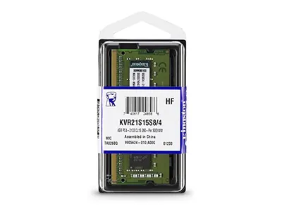 Kingston KVR21S15D8/4 4GB DDR4-2133MHz PC4-17000 non-ECC Unbuffered CL15 260-Pin SoDimm 1.2V Single Rank Memory Module