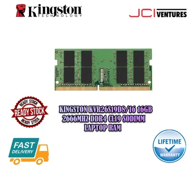 KVR26S19S6/4 Kingston ValueRAM KVR26S19S6/4 DDR4-2666 SODIMM 4GB/512Mx64 CL19 Notebook Memory