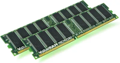 Kingston KVR400D2E4/1G 1GB DDR2-400MHz ECC Unbufffered CL3 240-Pin DIMM 1.5V Memory Module