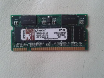 Kingston KVR400SO/512R 512MB DDR-400MHz PC3200 non-ECC Unbuffered CL3 200-Pin SoDimm Memory Module