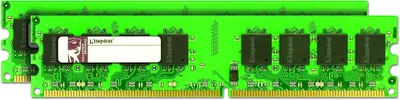 Kingston KVR800D2S6K2/1G 1GB Kit (2 X 512MB) DDR2-800MHz PC2-6400 non-ECC Unbuffered CL6 200-Pin SoDimm Memory (Kit of 2)