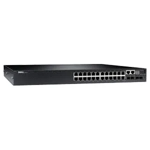 Dell KY73Y N3024 24x RJ-45 Ports 10/100/1000Base-T 2x SFP+ Ports 2x Combo Ports 1000Base-T Layer 3 Managed Rack-mountable Gigabit Ethernet Network Switch