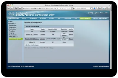 L-SA500-IPS-3YR - Cisco Intrusion Prevention System License Subscription License 1 Appliance Standard 3Year