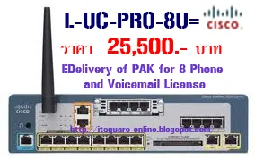 L-UC-PRO-8U-WITH-EQUAL - Cisco Unified Communications License Standard 8 Additional User