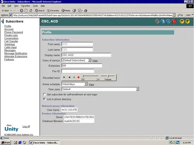 L-UNITY8-USR - Cisco Unity v.8.0 License 1 User