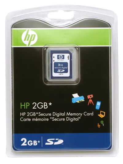 L1877-60001 - HP 2GB SD Flash Memory Card for Photosmart Digital Camera