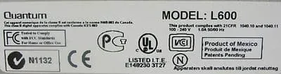 Quantum L3-1/8-L2L-R ValueLoader LTO Ultrium 2 Autoloader - 1.6TB (Native) / 3.2TB (Compressed) - SCSI