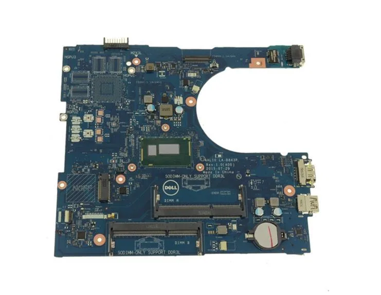 LA-B843P - Dell System Board (Motherboard) with Intel i3-5015U 2.10GHz for Inspiron 5558