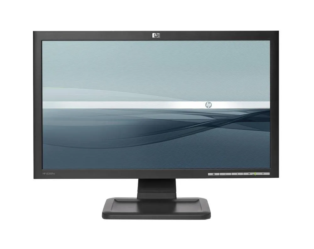 LE2001W-07 - HP Monitor 20" Display TFT LCD 16:9 Display Aspect (WideScreen) 1600 x 900 Black Case VGA (HD-15) Connector with Stand