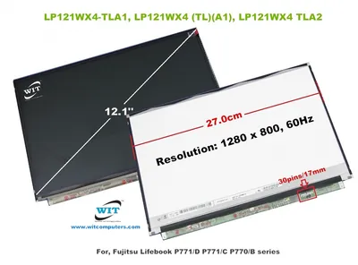 LP121WX3-TLA2 - LG 12.1-inch (1280 x 800) WXGA LED Panel