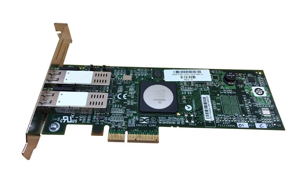 LPE11002-M4 - Fujitsu LightPulse 2-Port 4GB/s Fibre Channel PCI-Express x 4 Host Bus Adapter