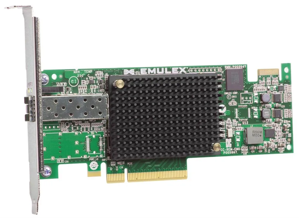LPE16000B-E - Fujitsu 1-Port 16GB/s Fibre Channel PCI-Express x 3.0 Host Bus Adapter