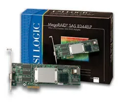 LSI00118 - LSI Logic MegaRAID SAS 300MB/s RAID Adapter
