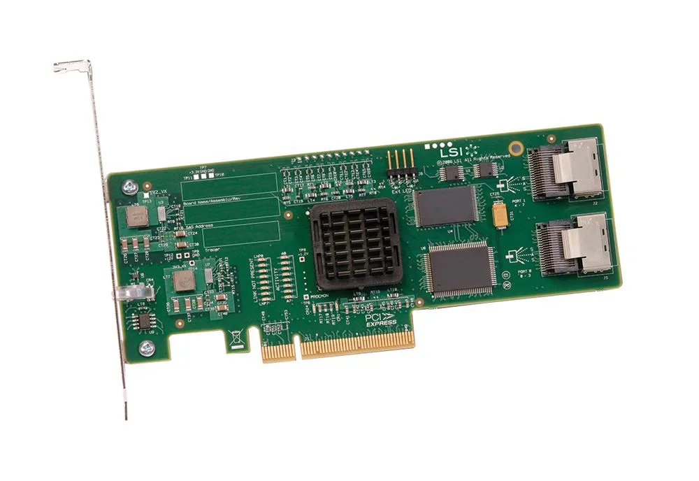 LSI00182 - LSI Logic SAS3081E-R SAS RAID Controller - PCI Express - 300MBps - 2 x SFF-8484 - Mini-SAS Internal