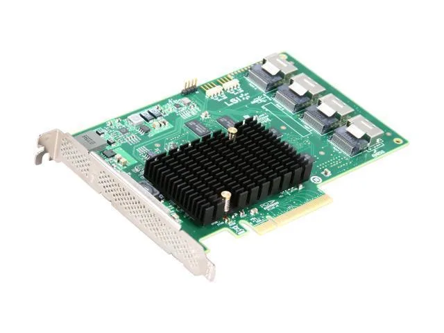 LSI00244 - LSI Logic 9201-16i 16-port SAS Controller - Serial Attached SCSI (SAS) Serial ATA/600 - PCI Express 2.0 x8 - Plug-in Card