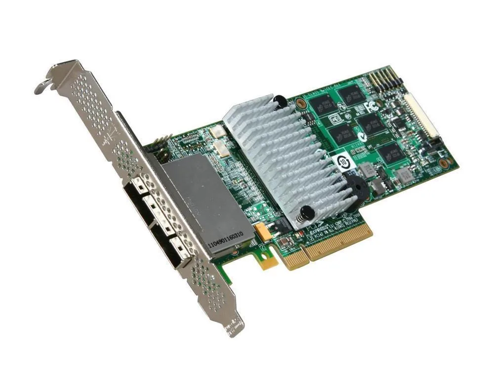 LSI00250 - LSI Logic 3ware SAS 9750-8e 8-port SAS RAID Controller - Serial ATA/600 Serial Attached SCSI (SAS) - PCI Express 2.0 x8 - Plug-in Card - RA