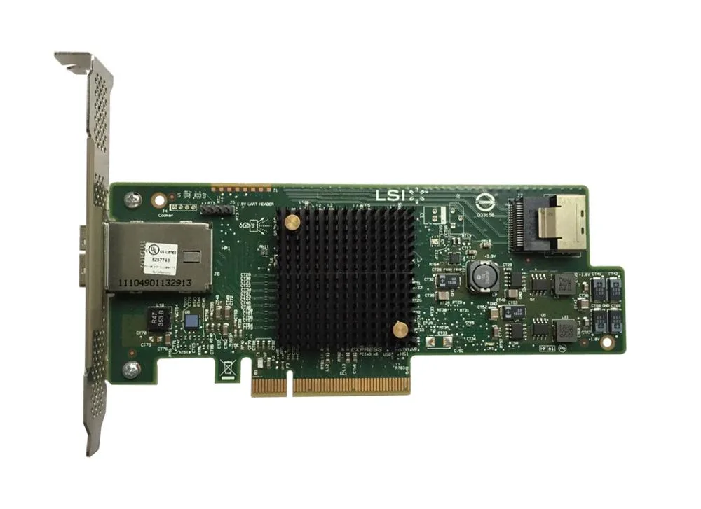 LSI00303 - LSI MegaRAID PCI-Express 3.0 4 Internal 4 External Ports SAS SFF-8087 RAID Controller Card No Cables Bracket