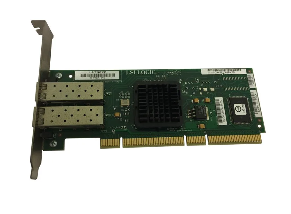 LSI7202XP - LSI Logic 2GB Dual Channel PCI-x Fibre Channel Host Bus Adapter
