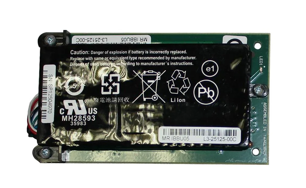 LSIIBBU05 - LSI Logic Memory Back Up Battery for MegaRAID 8708elp, 8704elp and 8888elp without Interconnect Cable