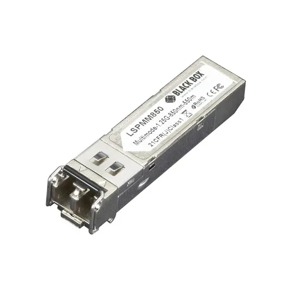 LSPMM850 - Black Box LanScope 1.25Gbps 100Base-FX Multi-mode Fiber 550m 850nm RJ-45 Connector SFP (Mini-GBIC) Transceiver Module