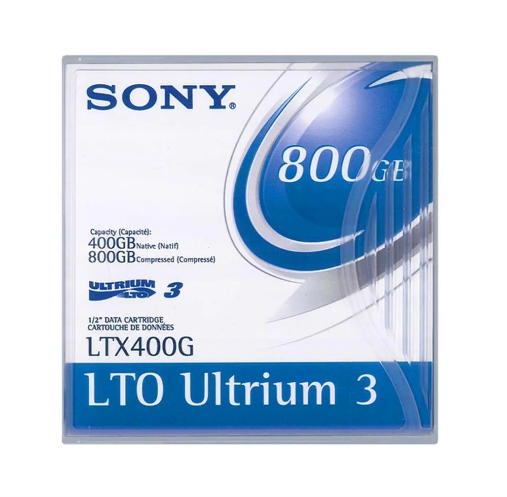 LTX400GWWW-BC - Sony LTX400GWWW LTO Ultrium 3 Barcoded Data Cartridge - LTO Ultrium LTO-3 - 400GB (Native) / 800GB (Compressed)