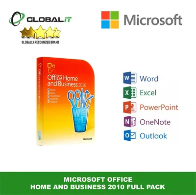 HP LX526AV#ABA Microsoft Office 2010 Home & Business License and Media 1 PC