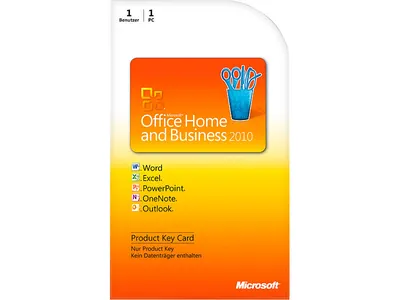 HP LZ868AV#ABA Microsoft Office 2010 Home & Business License and Media 1 PC