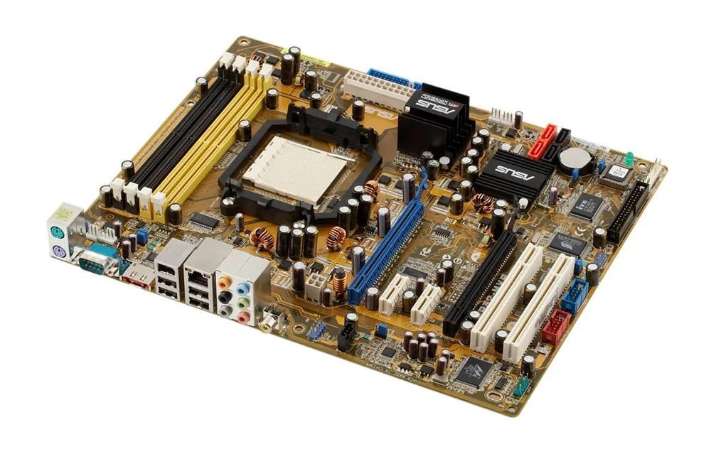 M2R32MVP - ASUS M2R32-MVP Desktop Board AMD 580X CrossFire Socket AM2+ 1000MHz, 800MHz HT 8GB DDR2 SDRAM DDR2-800/PC2-6400, DDR2-667/PC2-5300, DDR2-533/PC2-4200 ATI CrossFire ATX