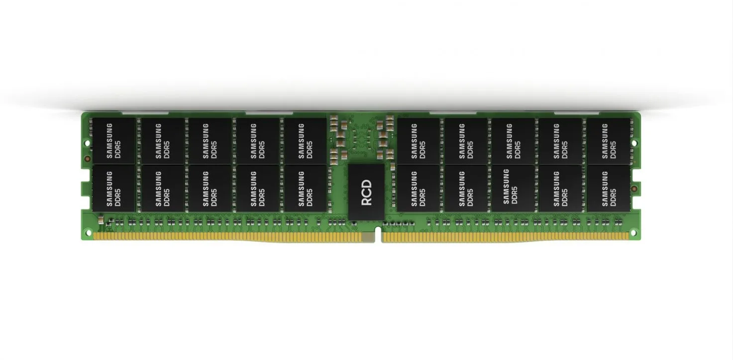 M321R4GA0BB0-CQK - Samsung 32GB DDR5-4800MHz PC5-38400 ECC Registerd 288-pin CL40 RDIMM 1.1 V Single Rank Memory Module