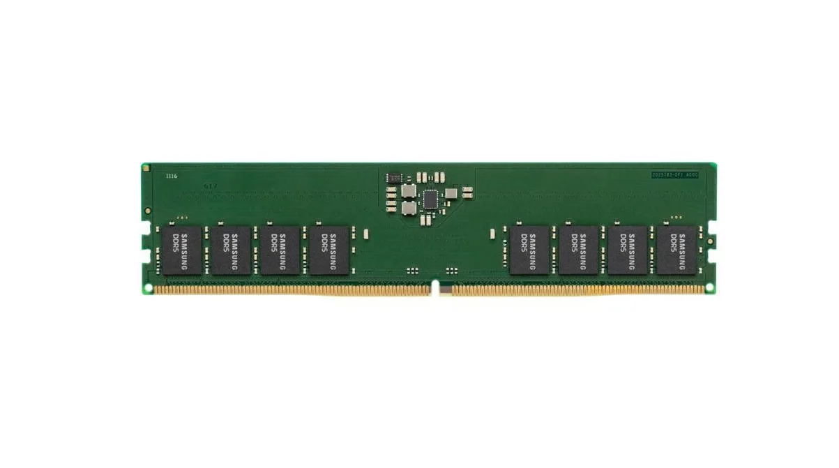 M323R1GB4BB0-CQKOL - Samsung 8GB DDR5-4800MHz PC5-38400 Non-ECC Unbuffered CL40 288-Pin UDIMM 1.1V Single Rank Memory Module