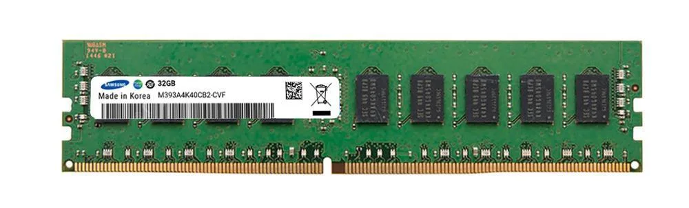 M393A2K40DB2-CVFG0 - Samsung 16GB PC4-23400 DDR4-2933MHz ECC Registered CL21 RDIMM 1.2V Single-Rank Memory Module