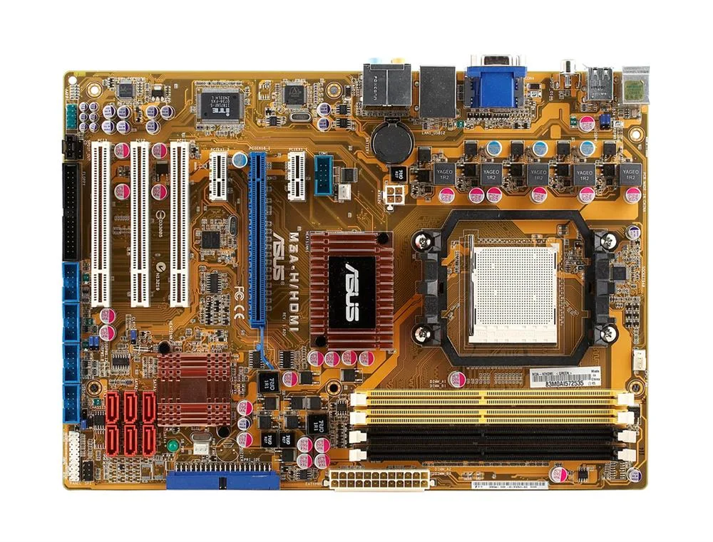 ASUS M3A-H/HDMI Desktop Board AMD 780G Cool'n'Quiet Technology Socket AM2+ 2600MHz, 1000MHz, 800MHz HT 8GB DDR2 SDRAM CrossFireX ATX