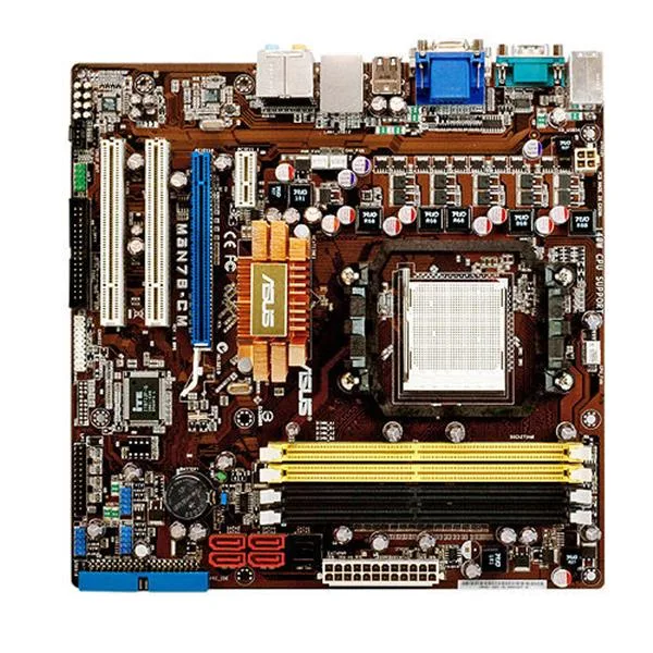 M3N78-CM - ASUS Desktop Board nVIDIA GeForce 8200 Cool'n'Quiet Technology Socket AM2+ 2600MHz, 1000MHz, 800MHz HT 8GB DDR2 SDRAM DDR2-1066/PC2-8500, DDR2-800/PC2-6400, DDR2-667/PC2-5300, DDR2-533/PC2-4200 SLI ┬╡ATX