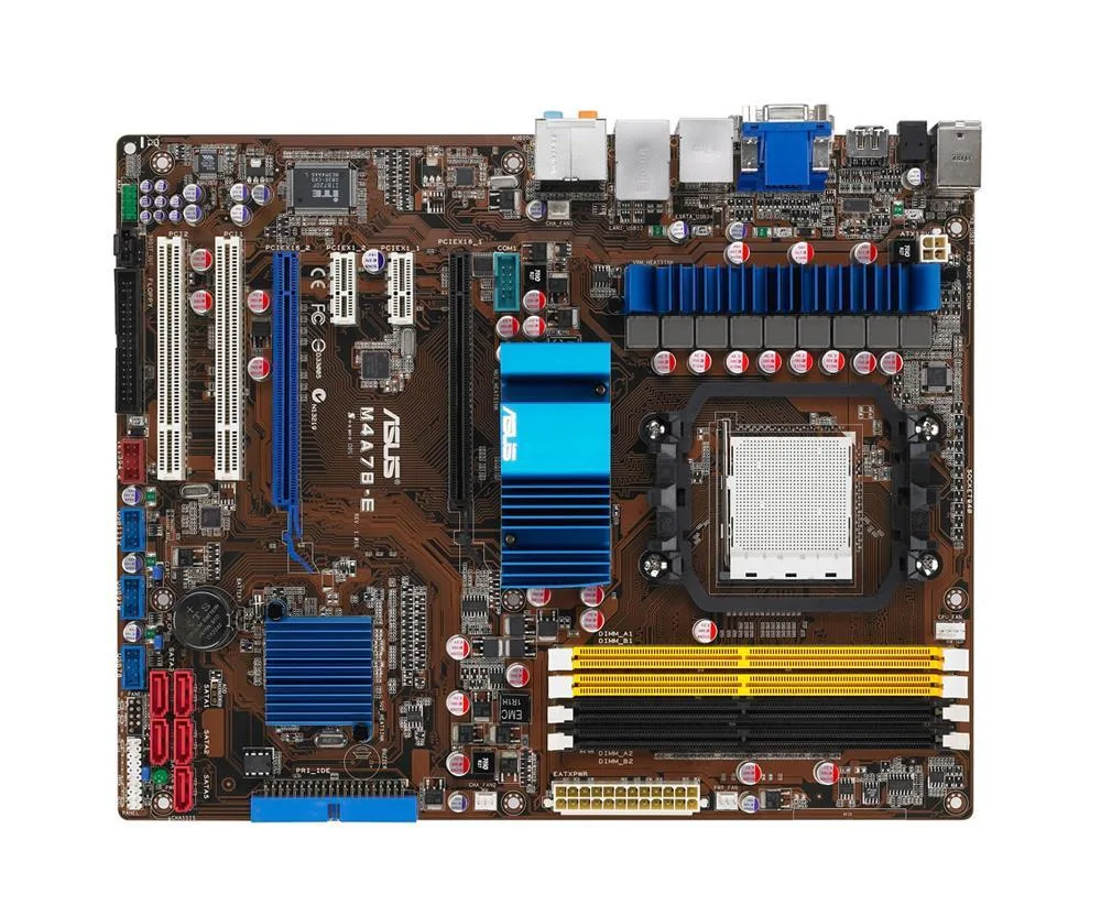 M4A78-E - ASUS Desktop Board AMD 790GX HyperTransport Technology AM3 2600MHz, 1000MHz, 800MHz HT 16GB DDR2 SDRAM DDR2-1066/PC2-8500, DDR2-800/PC2-6400, DDR2-667/PC2-5300 CrossFireX ATX