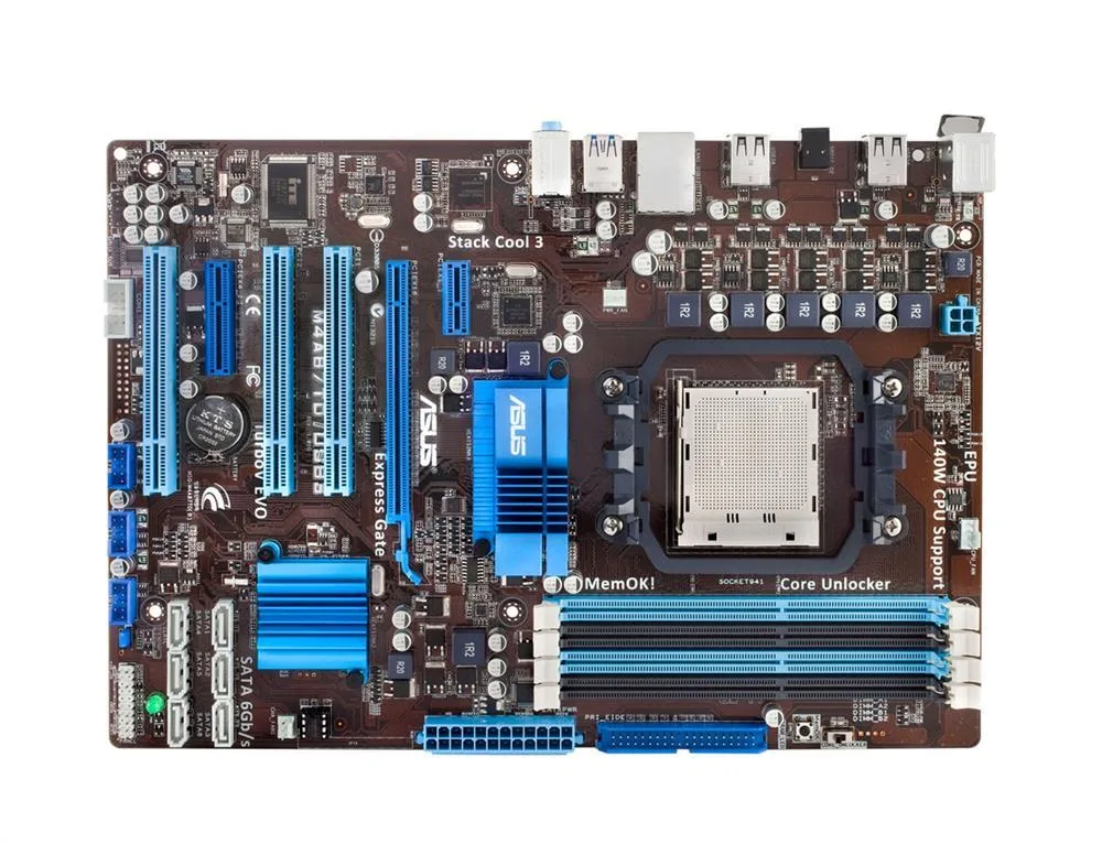 ASUS M4A87TD/USB3 Desktop Motherboard AMD Chipset ATX Socket AM3 PGA-941 2600MHz HT 16GB DDR3 SDRAM Ultra ATA/133 (ATA-7) Serial ATA/600 Yes 7.1