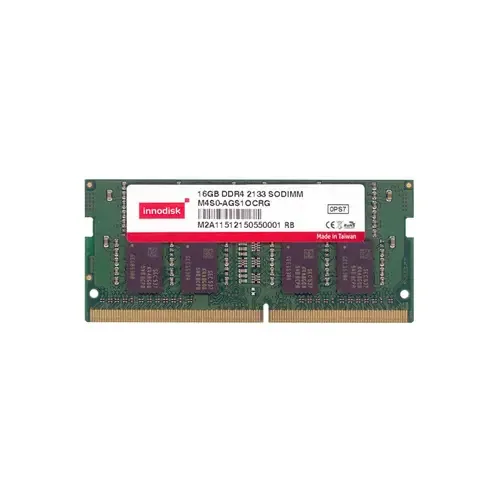 M4S0-AGS1OCRG - Innodisk 16GB DDR4-2133MHz PC4-17000 non-ECC Unbuffered CL15 260-Pin SoDimm 1.2V Dual Rank Memory Module