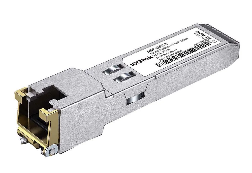 M5A08A - HP Cisco 1Gbps 1000Base-T Copper RJ-45 Connector SFP (mini-GBIC) Transceiver Module