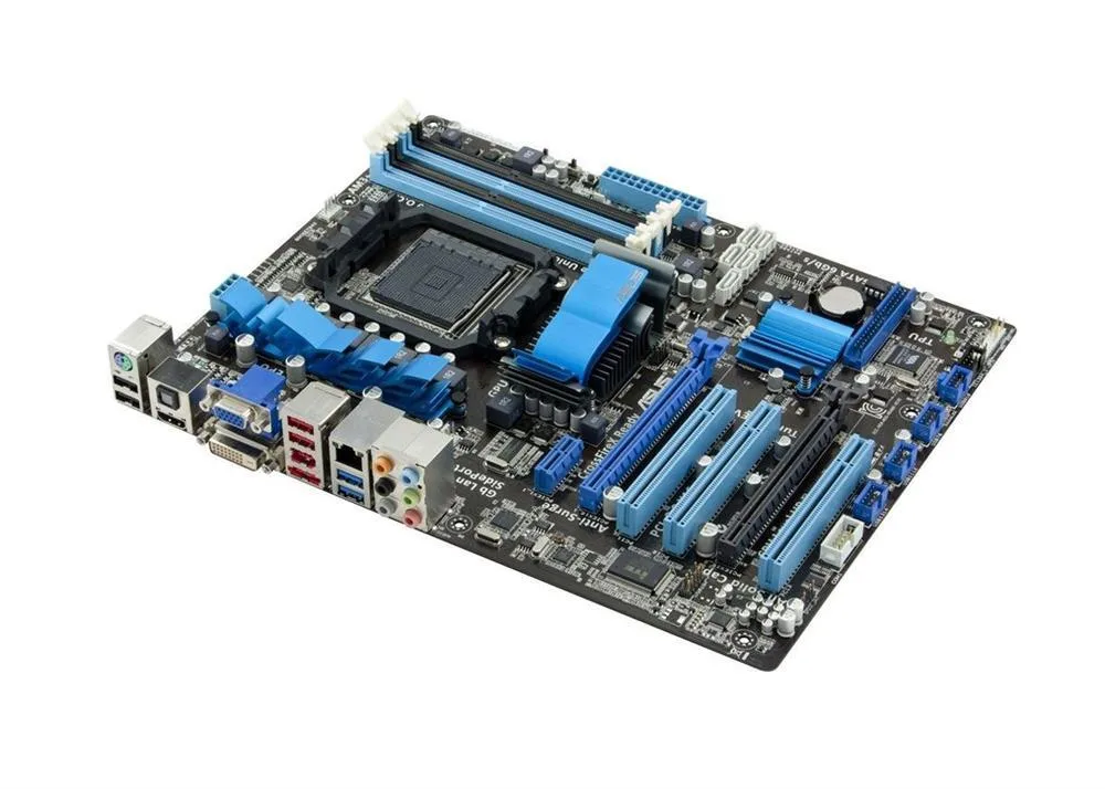 M5A88-V EVO - Asus Desktop Motherboard AMD Socket AM3 PGA-941 ATX 1 x Processor Support 16GB DDR3 SDRAM Maximum RAM CrossFireX Support Serial ATA/300, Ultra ATA/133 (ATA-7) Yes Controller Yes 2 x PCIe x16 Slot 2 x USB 3.0 Port Yes