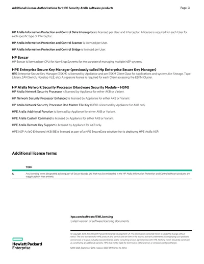 M8B96AAE - HP SecureData Key Server License 1 Server