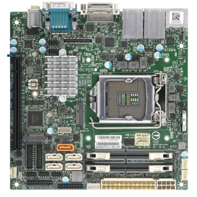 MB-X9SCV-Q-B - Supermicro Socket G2/ Intel QM67/ DDR3 SODIMM/ A/2GbE/ Mini-ITX Server Motherboard