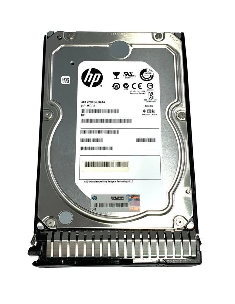 MB004000GWFVQ - HP 4TB SATA 6Gb/s 7200RPM Hot-Swappable Midline 3.5-inch Hard Drive