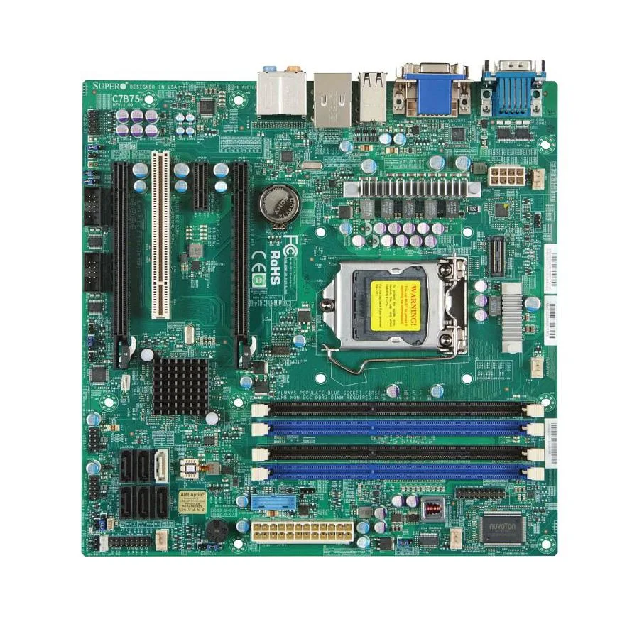 MBD-C7B75-O - SuperMicro Intel B75 Express Chipset System Board (Motherboard) Socket LGA1155 micro-ATX