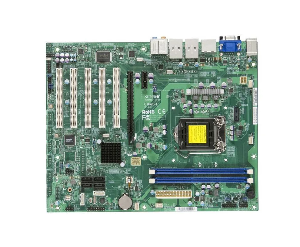 MBD-C7H61-B - SuperMicro Intel H61 Express Chipset System Board (Motherboard) Socket H2 LGA1155 ATX